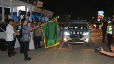 Walikota Langsa Jeffry Sentana S Putra SE didampingi Wakil Walikota Langsa Muhammad Haikal Alfisyahrin ST bersama Kapolres Langsa AKBP Mughi Prasetyo Habrianto S.I.K Dandim 0104/Atim Letkol Inf Novi Widyanto S.E yang diwakili Pa Sandi Letda Arm Saiful Bahri, serta Sekretaris Daerah Kota Langsa Dra. Suhartini, M.Pd.
