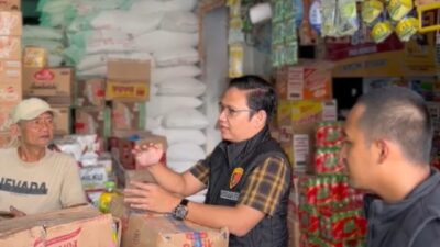 Satuan Tugas (Satgas) Pangan Polres Magetan Polda Jatim melaksanakan kegiatan pengawasan dan pemantauan stabilisasi pasokan dan harga bahan pokok penting (Bapokting)