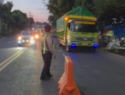 Polresta Banyuwangi Optimalkan Buffer Zone Bulusan Kepadatan Terurai, Sopir Puji Polisi
