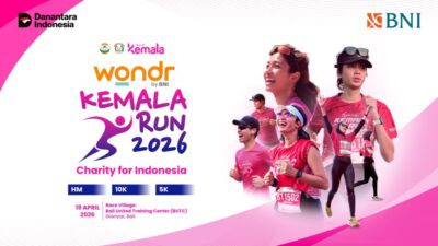 Kemala Run 2026 siap digelar Hari Minggu (19/04) sebagai ajang lari berskala nasional dengan total pendaftar mencapai 11.000 peserta