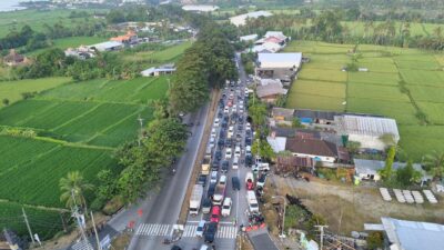 ETLE Drone Patrol Presisi yang turut mengudara memantau Kemala Run 2026