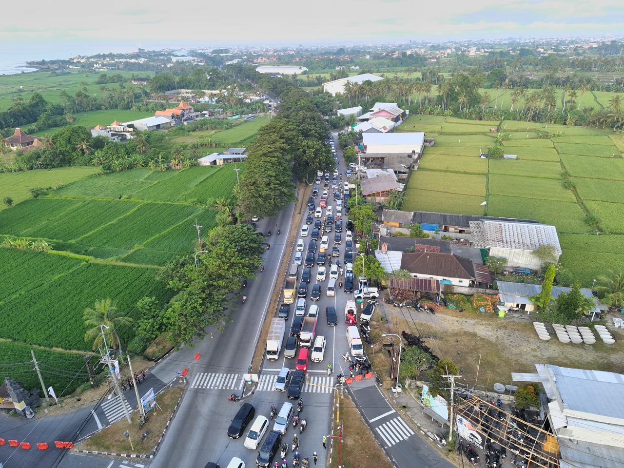 ETLE Drone Patrol Presisi yang turut mengudara memantau Kemala Run 2026