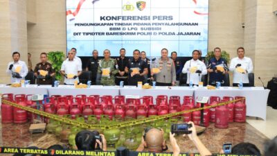 Bareskrim Polri bersama Polda jajaran mengungkap tindak pidana penyalahgunaan BBM dan LPG bersubsidi dalam periode 7 hingga 20 April 2026.