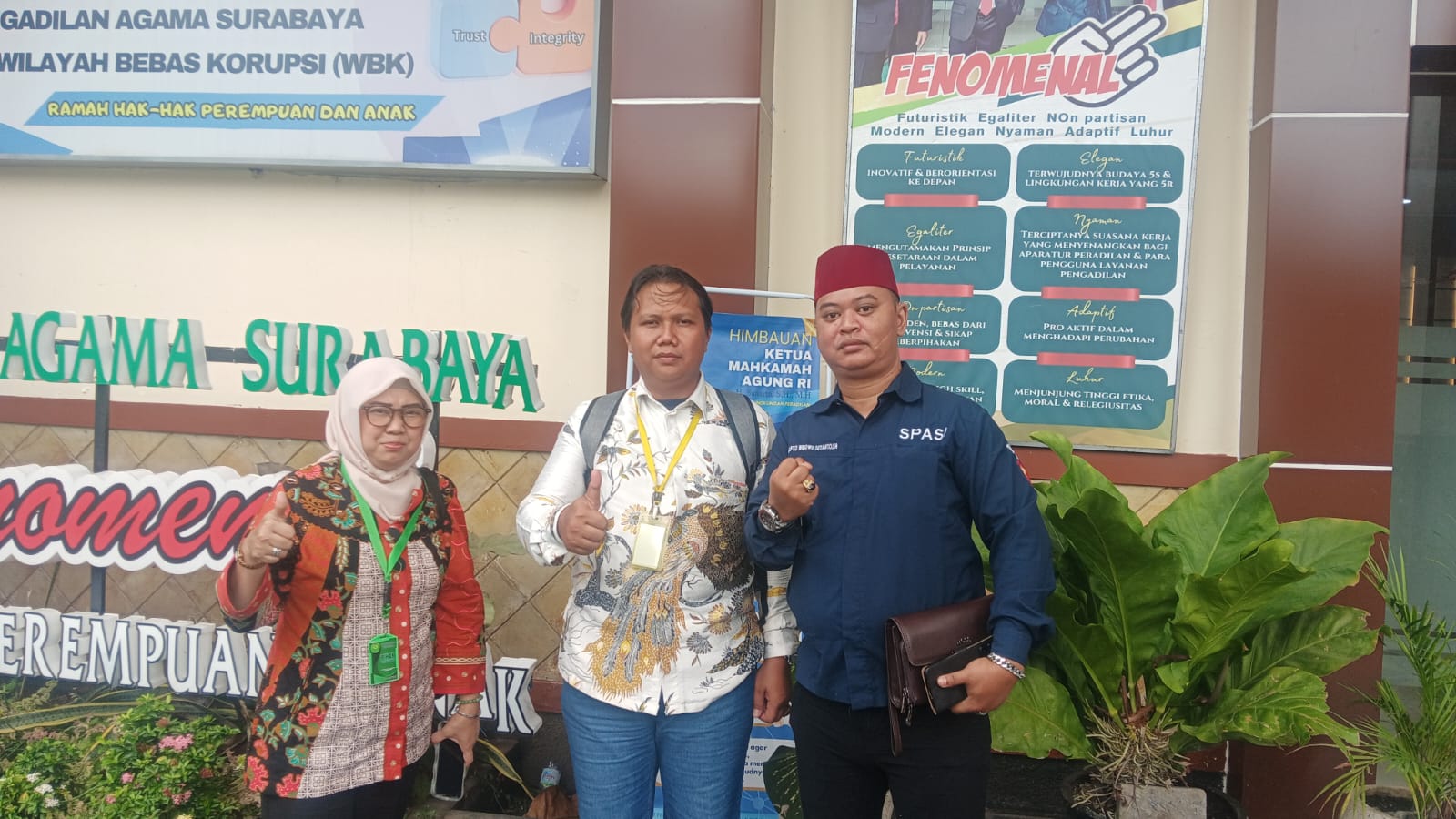 Sidang sengketa ahli waris Putra Budiman kembali digelar di Pengadilan Agama Surabaya