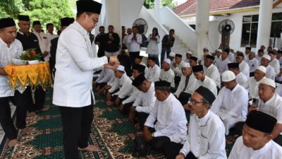 Walikota Langsa Jeffry Sentana S Putra SE bersama Majelis Permusyawratan Ulama (MPU) dan Majelis Adat Aceh (MAA)