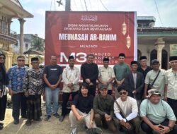 Revitalisasi Musalla Ar-Rahim Dimulai, Sekda Aceh Tamiang dan Manfaat Mengalir Lakukan Peletakan Batu Pertama