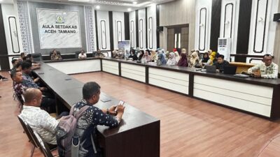 Plt. Sekretaris Daerah Kabupaten Aceh Tamiang Drs. Syuibun Anwar mewakili Bupati Aceh Tamiang