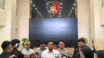 Direktur Tindak Pidana Tertentu (Dirtipidter) Bareskrim Polri Brigjen Pol. Moh. Irhamni, S.I.K., M.H., M.Han. selaku Kasubsatgas Gakkum Haji
