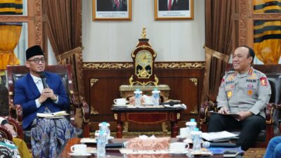Wakapolri, Komjen Pol. Prof. Dr. Dedi Prasetyo, S.H., M.Hum., M.Si., M.M., dan Wakil Menteri Haji dan Umrah RI, Dahnil Anzar Simanjuntak