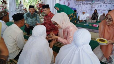 Bupati Aceh Tamiang, Irjen Pol. (Purn) Drs. Armia Pahmi MH menepung tawari 145 Jamaah Calon Haji (JCH) asal Kabupaten Aceh Tamiang untuk musim haji 1447 H/2026 M.