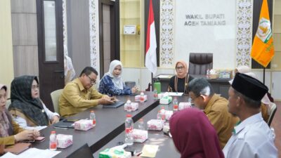 PATS perlu dukungan dari berbagai pihak terlebih pasca banjir. Pasca banjir minat anak pesan Bunda Paud Kabupaten Aceh Tamiang Ny. Yuyun Armia