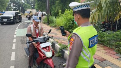 Korps Lalu Lintas Polri memperkuat transformasi digital sistem penegakan hukum lalu lintas melalui optimalisasi penggunaan ETLE Handheld.