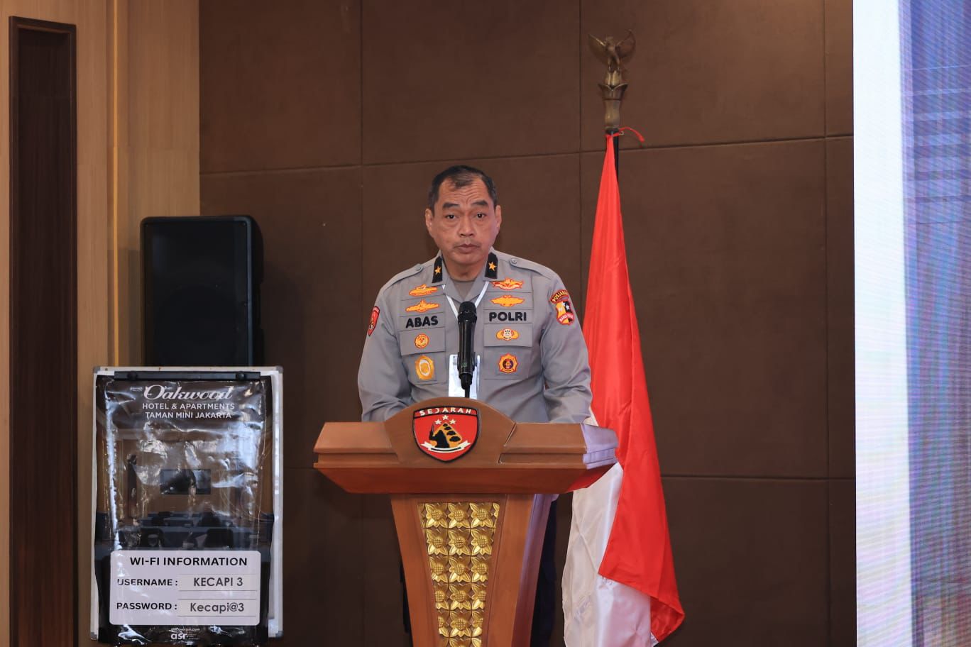Kepala Pusat Sejarah Polri Brigjen Pol Abas Basuni