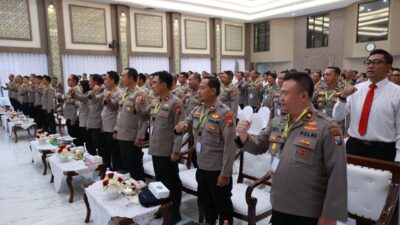 Polda Jawa Timur komitmennya membangun budaya integritas dan pencegahan korupsi di lingkungan kepolisian melalui Pelatihan Tata Nilai Pelatnas