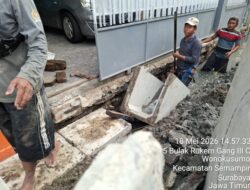 Abaikan Pekerja Lokal, Proyek Saluran Pokmas Kelurahan Wonokusumo di Bulak Rukem Gang 3C Diduga Terobos Standar Konstruksi 