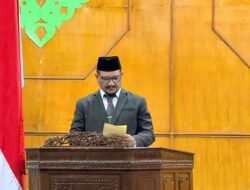 Bupati Aceh Tamiang Sampaikan LKPJ Tahun Anggaran 2025 di Rapat Paripurna DPRK