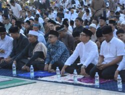 Idul Adha 1447 H, Jeffry-Haikal Shalat Bersama Ribuan Jamaah di Lapangan Merdeka Langsa