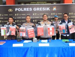 Polres Gresik Bongkar Jaringan Narkoba Amankan 2 Tersangka Pengedar dan 209 Gram Sabu