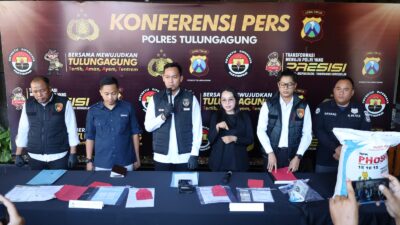 Kasat Reskrim Polres Tulungagung Iptu Andi Wiranata Tamba