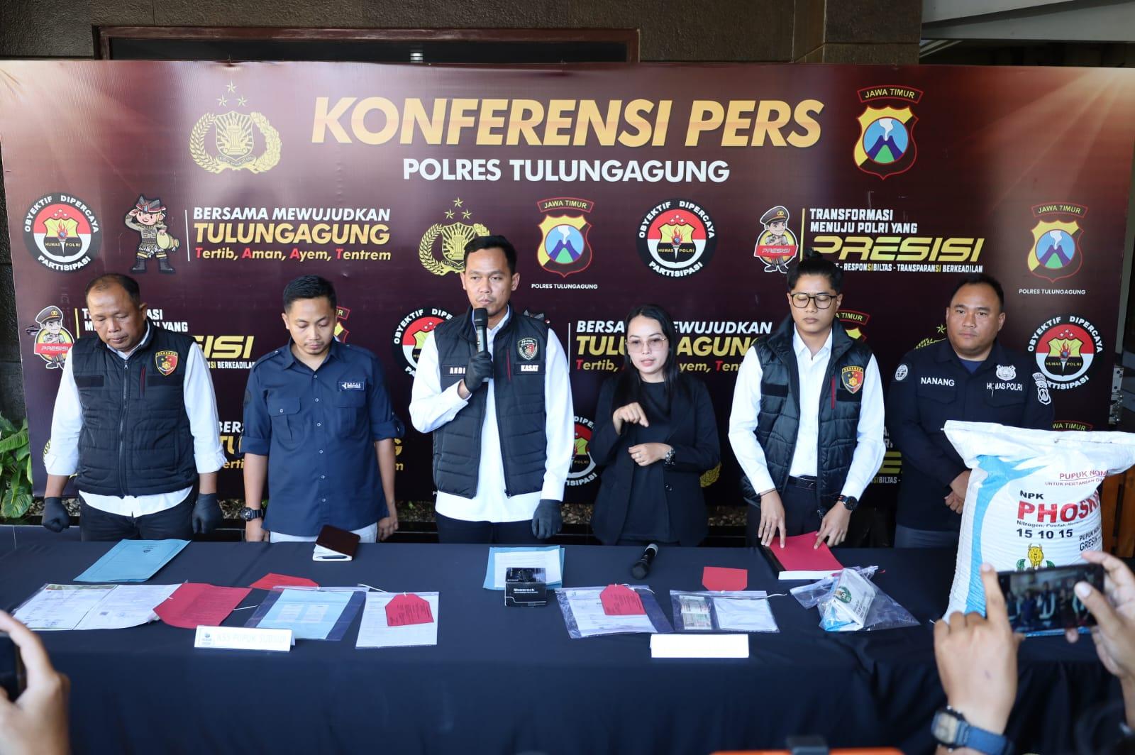 Kasat Reskrim Polres Tulungagung Iptu Andi Wiranata Tamba