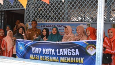 Dharma Wanita Persatuan (DWP) Kota Langsa mengunjungi Gampong Telaga Tujoh Kecamatan Langsa Barat