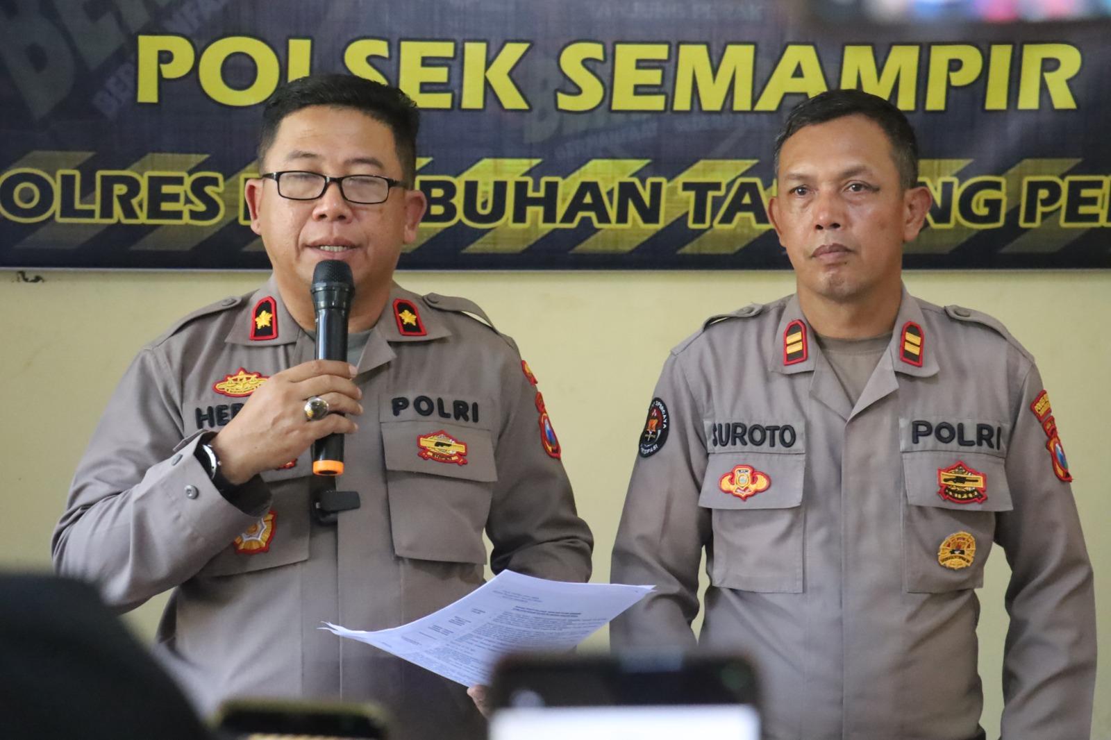 Kapolsek Semampir Kompol Herry Iswanto