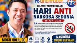 Narkoba Musuh Bersama, Pemred harianradar: Serukan Kepedulian dan Aksi Nyata Masyarakat Jauhi Narkotika 