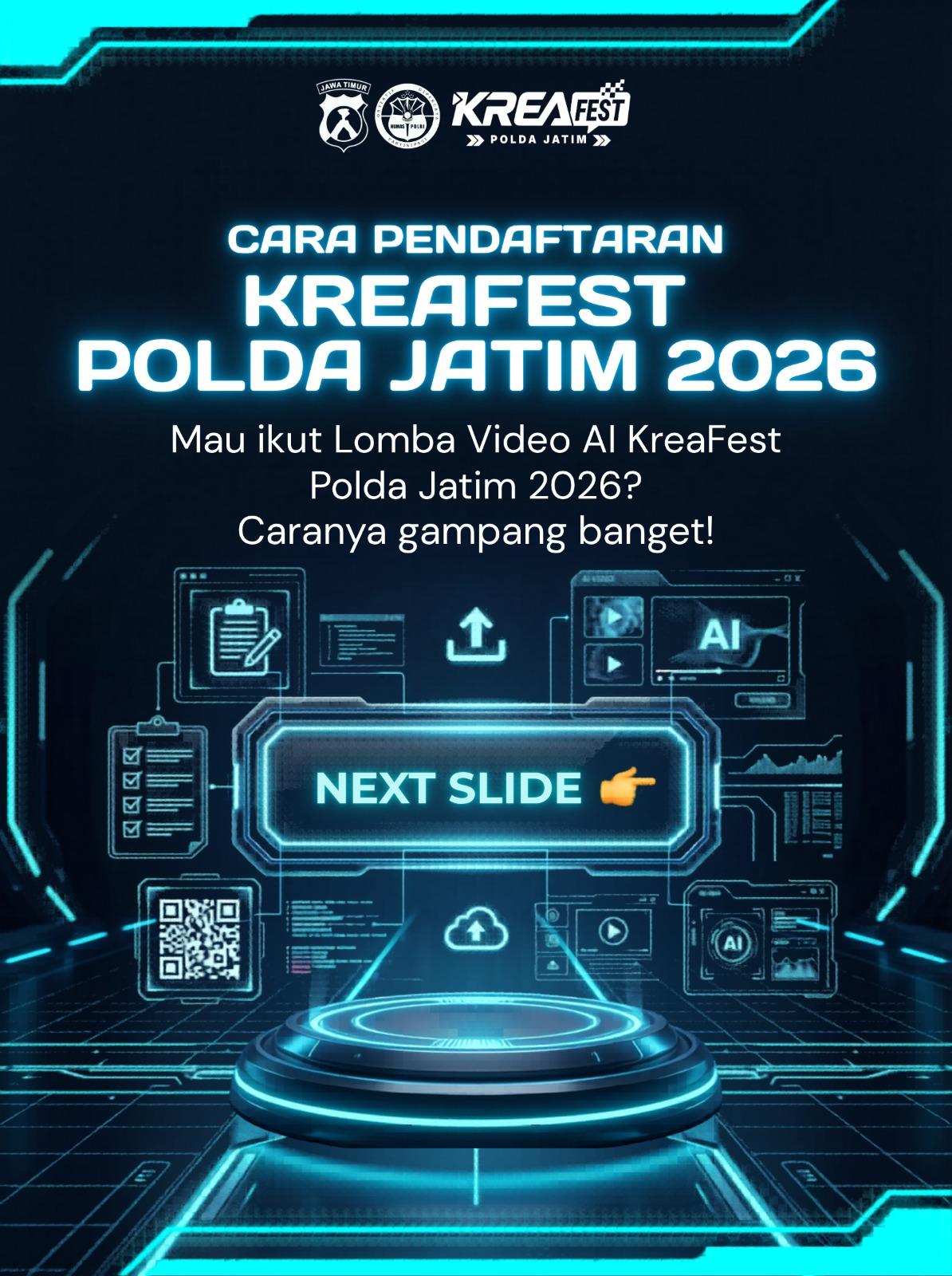 Polda Jawa Timur melalui Bidang Humas menggelar KreaFest Polda Jatim 2026