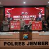 Polres Jember Ungkap Kasus Narkoba Amankan 30 Tersangka dan Ratusan Gram Sabu