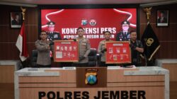 Polres Jember Ungkap Kasus Narkoba Amankan 30 Tersangka dan Ratusan Gram Sabu