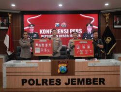 Polres Jember Ungkap Kasus Narkoba Amankan 30 Tersangka dan Ratusan Gram Sabu
