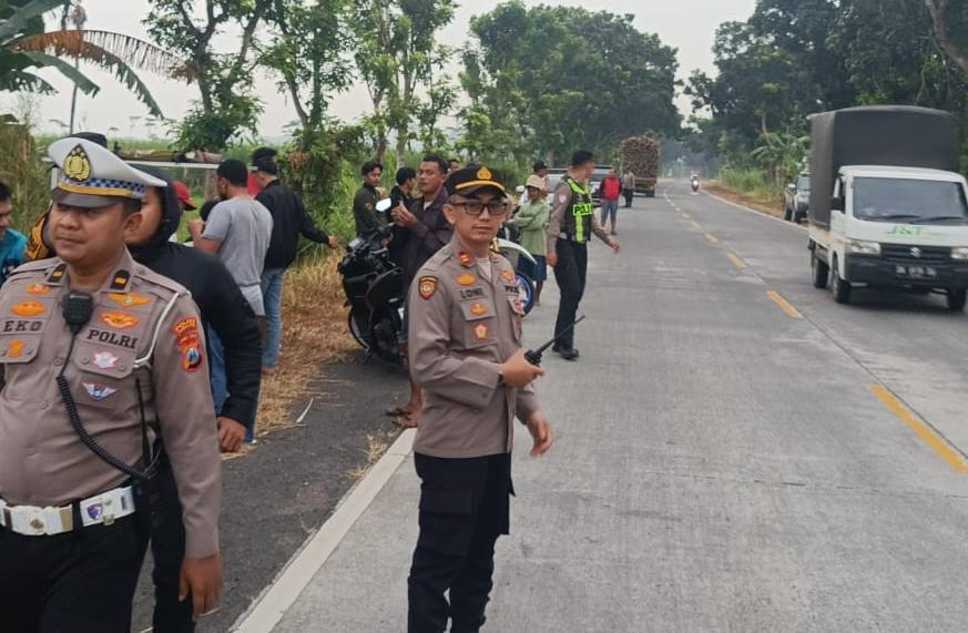 Polres Lumajang membubarkan aksi balap liar di kawasan JLS