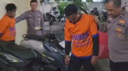 Dua tersangka yang diamankan AS, 24, dan GDS, 21, warga Kapas Madya, Surabaya.