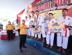 Kejuaraan Beladiri Polri Piala Kapolda Jatim 2026 Sambut Hari Bhayangkara ke 80, Polres Kediri Raih Gelar Juara