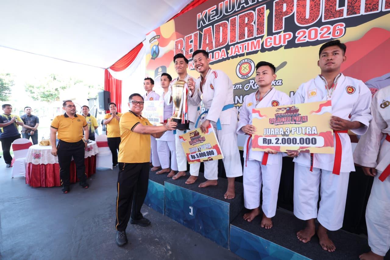 Kejuaraan Beladiri Polri Piala Kapolda Jawa Timur 2026 dalam rangka memperingati Hari Bhayangkara ke - 80