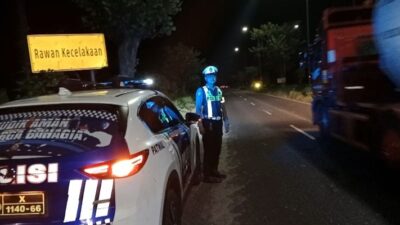 Kasatlantas Polres Bangkalan Perintahkan Patroli Intensif di Jalur Rawan Laka, Brigpol Edo Sisir Akses Suramadu