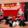 Sambut Hari Bhayangkara ke-80, Polres Pelabuhan Tanjung Perak Gelar Aksi Donor Darah, Kumpulkan 78 Kantong Darah