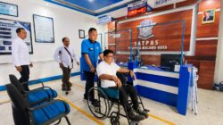 Polresta Malang Kota menghadirkan pelayanan publik yang inklusif pelayanan prioritas pembuatan SIM khusus bagi penyandang disabilitas.