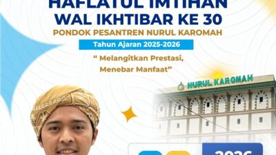 Pesantren Nurul Karomah Paterongan Resmi Buka Haflatul Imtihan wal Ikhtibar ke-30, Wujud Syukur dan Komitmen Menebar Manfaat
