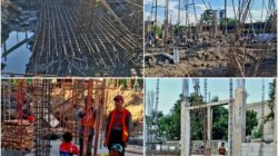 Jadi Sorotan Publik | Peninggian Lantai Tidak Gunakan Sirtu, Simbol K3 Hanya Pajangan! Anak Dibawah Umur Bebas Masuk Area Proyek Puskesmas Sidosermo