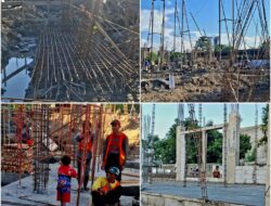 Jadi Sorotan Publik | Peninggian Lantai Tidak Gunakan Sirtu, Simbol K3 Hanya Pajangan! Anak Dibawah Umur Bebas Masuk Area Proyek Puskesmas Sidosermo
