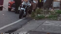 Mobil Toyota Merah Dihentikan Tim Speed Satlantas di Jalan Kenjeran, Pengemudi Dibawa ke Polrestabes