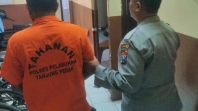 Polsek Pabean Cantikan Ringkus Tukang Becak Pencuri HP di Depan Masjid Mujahidin