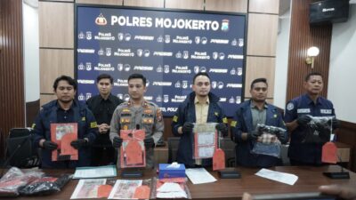 Polres Mojokerto Ungkap Kasus Penipuan Modus Uang Gaib, Dua Tersangka Diamankan di Malang