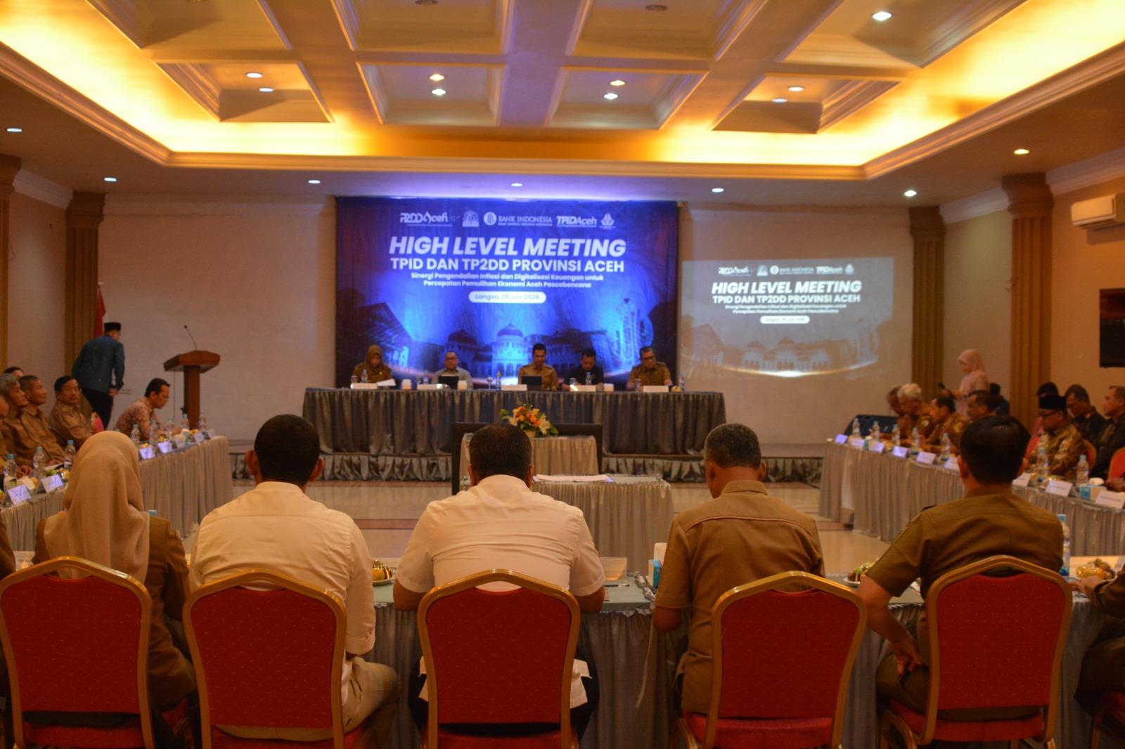 Pemerintah Kota Langsa menjadi tuan rumah High Level Meeting (TPID) dan (TP2DD) se-Aceh Tahun 2026
