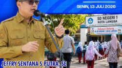 Wali Kota Langsa Ajak Orang Tua Dampingi Anak di Hari Pertama Masuk Sekolah