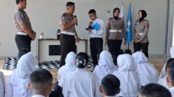 Polres Mojokerto Edukasi Pelajar Tanamkan Budaya Tertib Lalu Lintas dan Cegah Perundungan