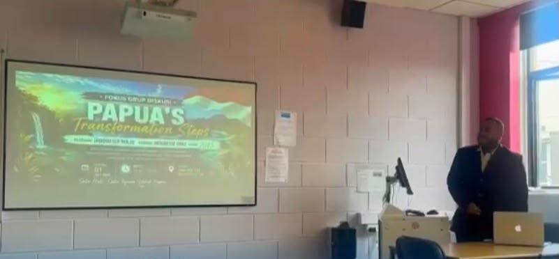 Diaspora Papua Indonesia menggelar FGD bertajuk "Papua Transformation Steps Together with Indonesia Towards Golden Indonesia 2045"