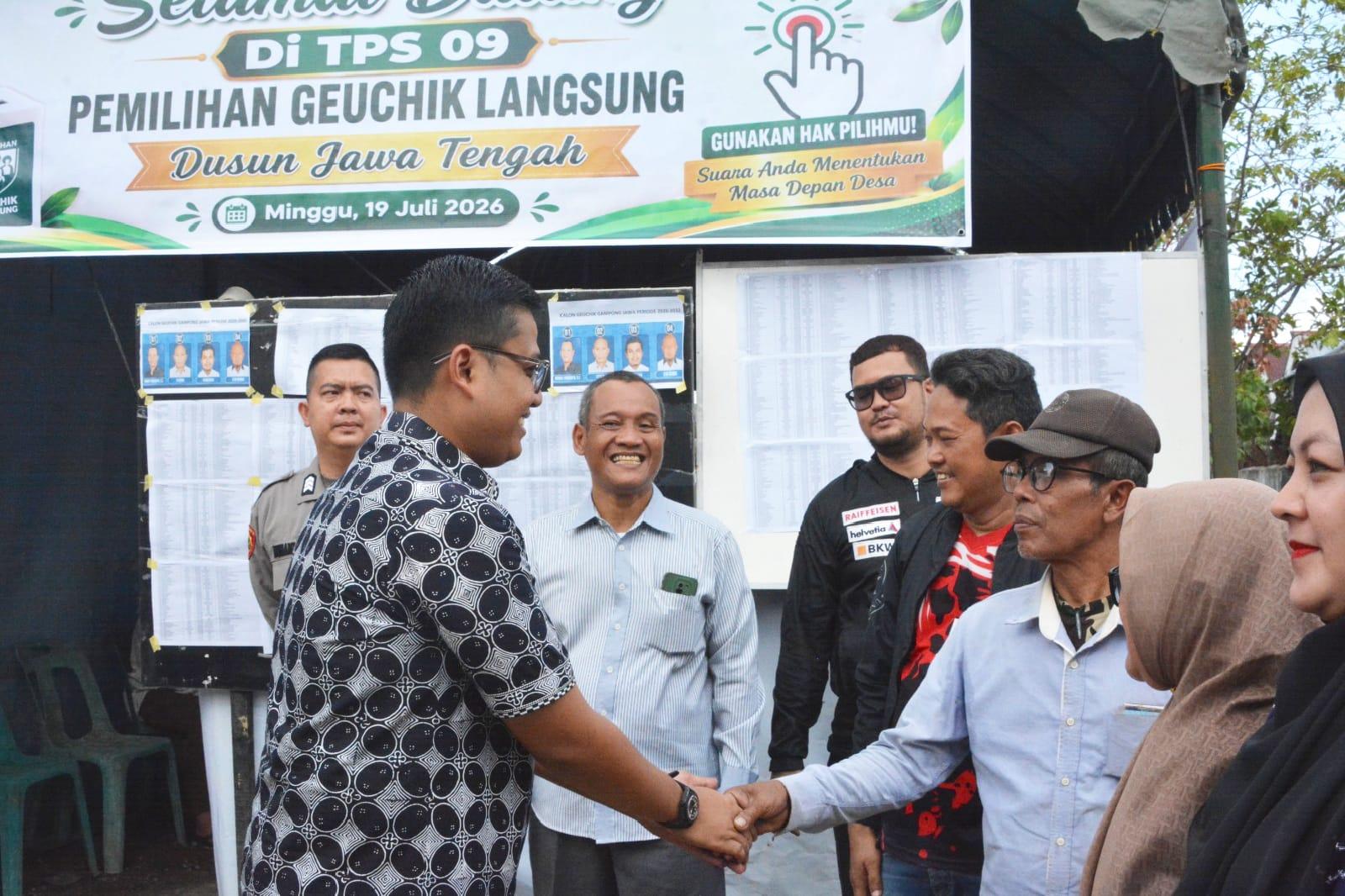 Wali Kota Langsa Jeffry Sentana S. Putra S.E. bersama Wakil Wali Kota Muhammad Haikal Alfisyahrin S.T.,