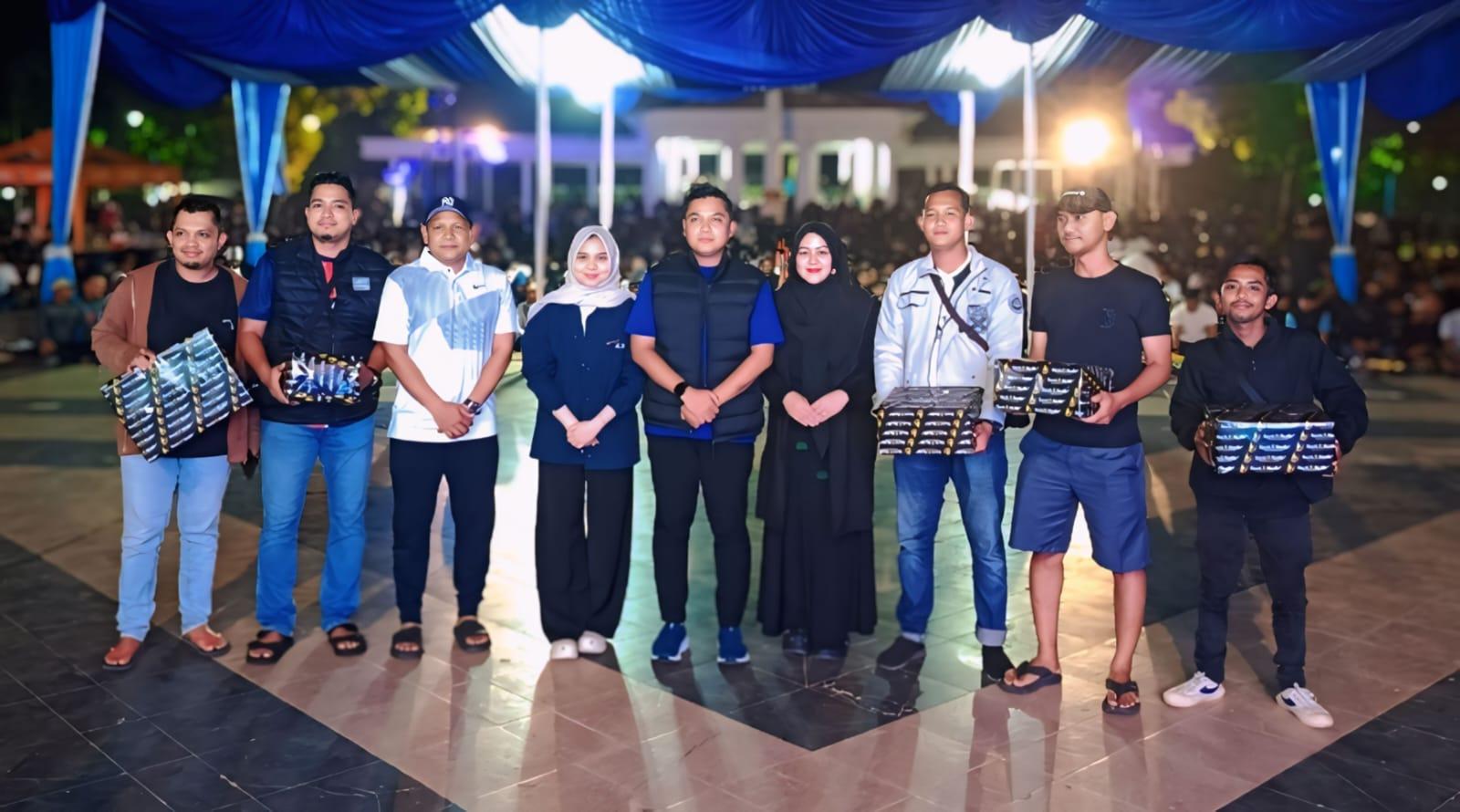 Wali Kota Langsa Jeffry Sentana S. Putra Ketua DPRK Langsa Melvita Sari Sekretaris Daerah Kota Langsa Suhartini unsur Forkopimda Plus para Asisten Staf Ahli Pimpinan Organisasi Perangkat Daerah (OPD) Kepala bagian Kepala bidang serta Pimpinan Bank Aceh Syariah Cabang Langsa.